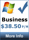The Business plan, 50 emails, 500 meg space, 2000 bandwidth.
